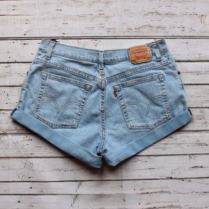 Vintage High Waisted Levi’s Shorts